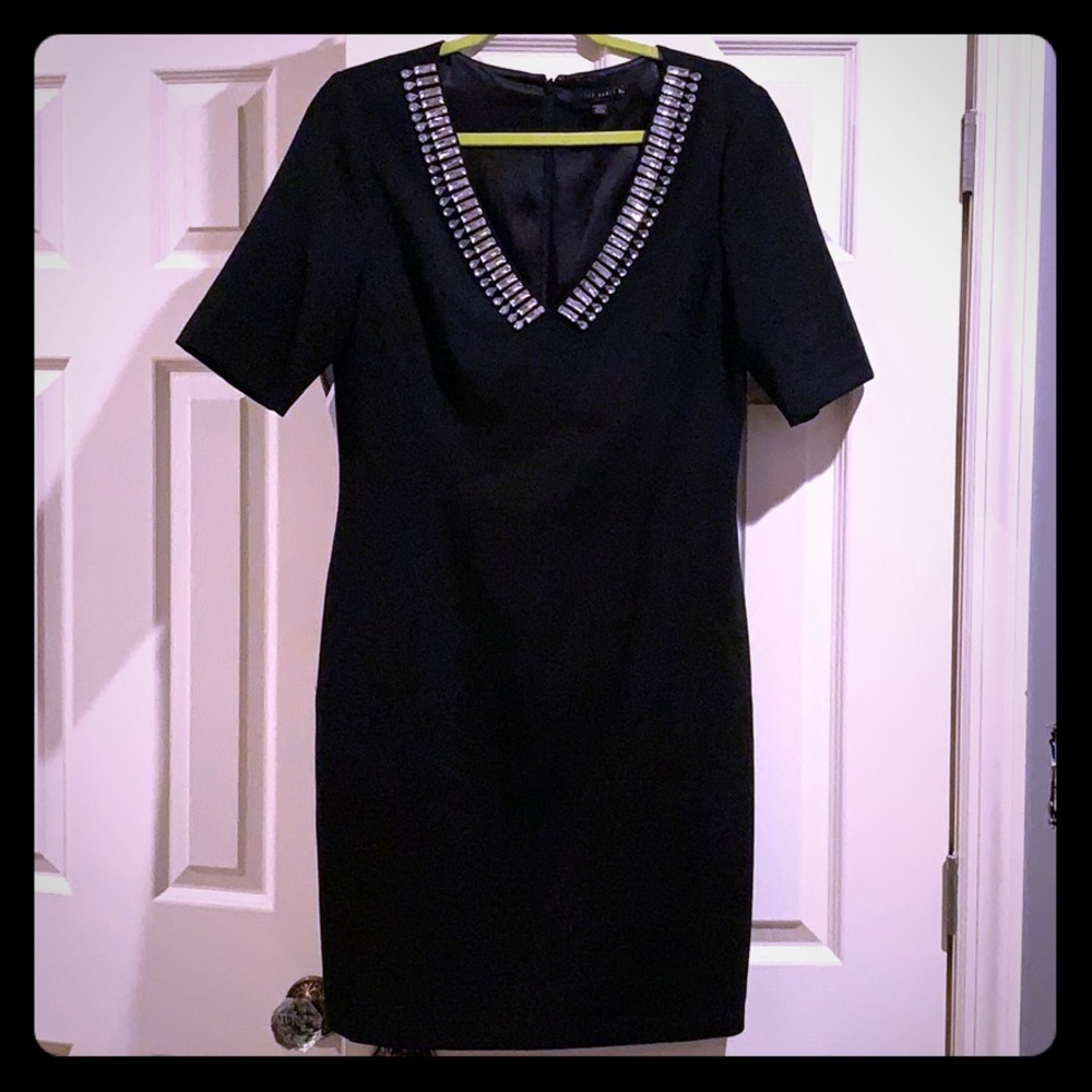 Jeweled Ted Baker Cocktail Dress
